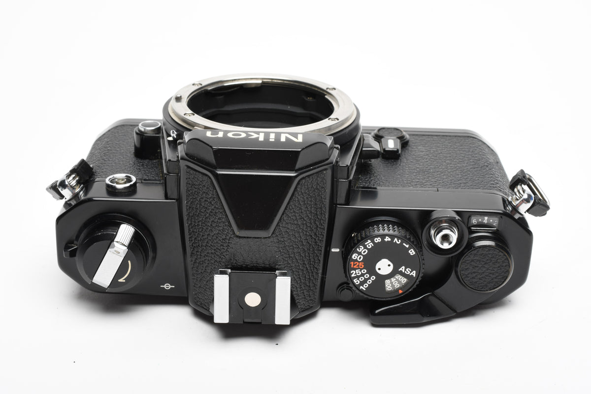 Nikon FM Black 35mm SLR Body, New seals, Clean, Great!