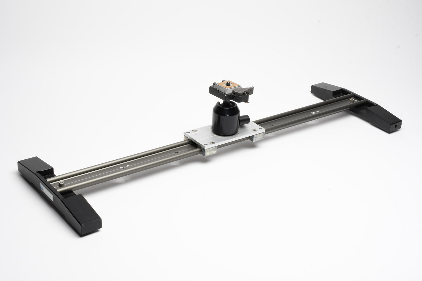 Glidetrack 28" camera rail slider w/ Manfrotto 308RC ball head + QR plate