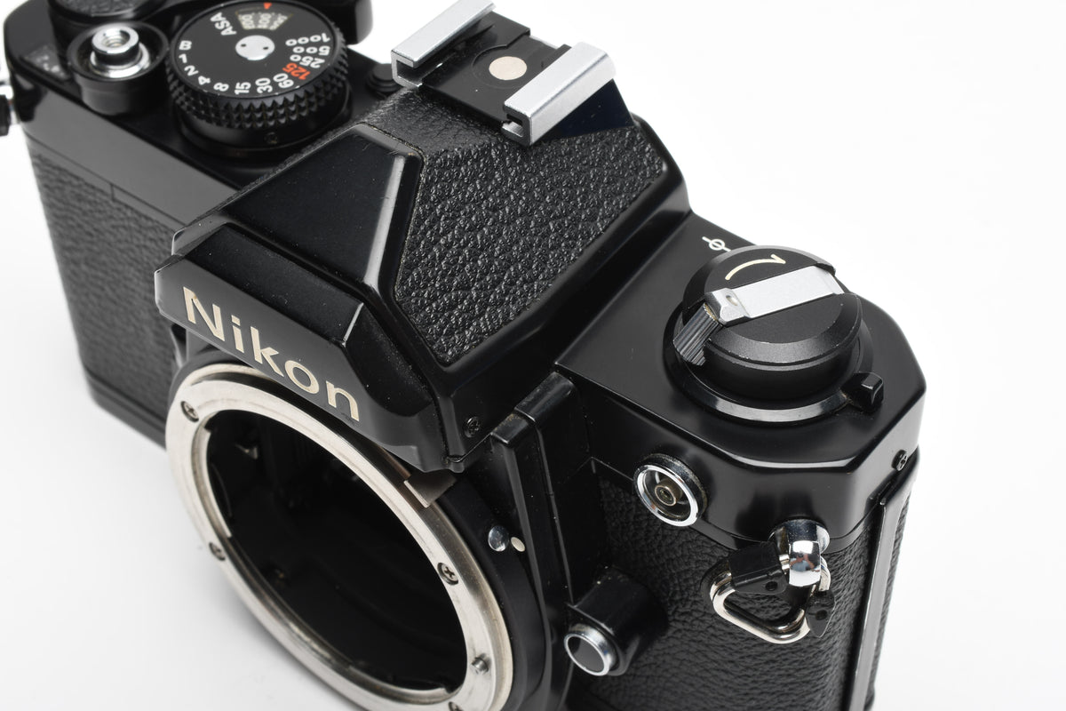 Nikon FM Black 35mm SLR Body, New seals, Clean, Great!
