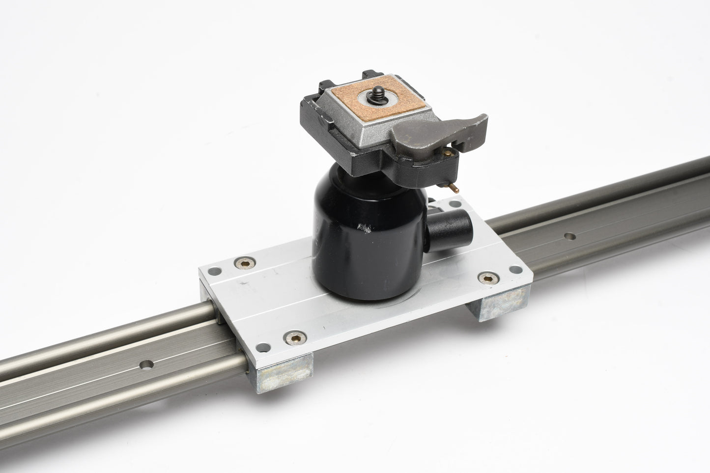Glidetrack 28" camera rail slider w/ Manfrotto 308RC ball head + QR plate