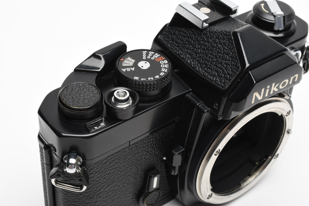 Nikon FM Black 35mm SLR Body, New seals, Clean, Great!
