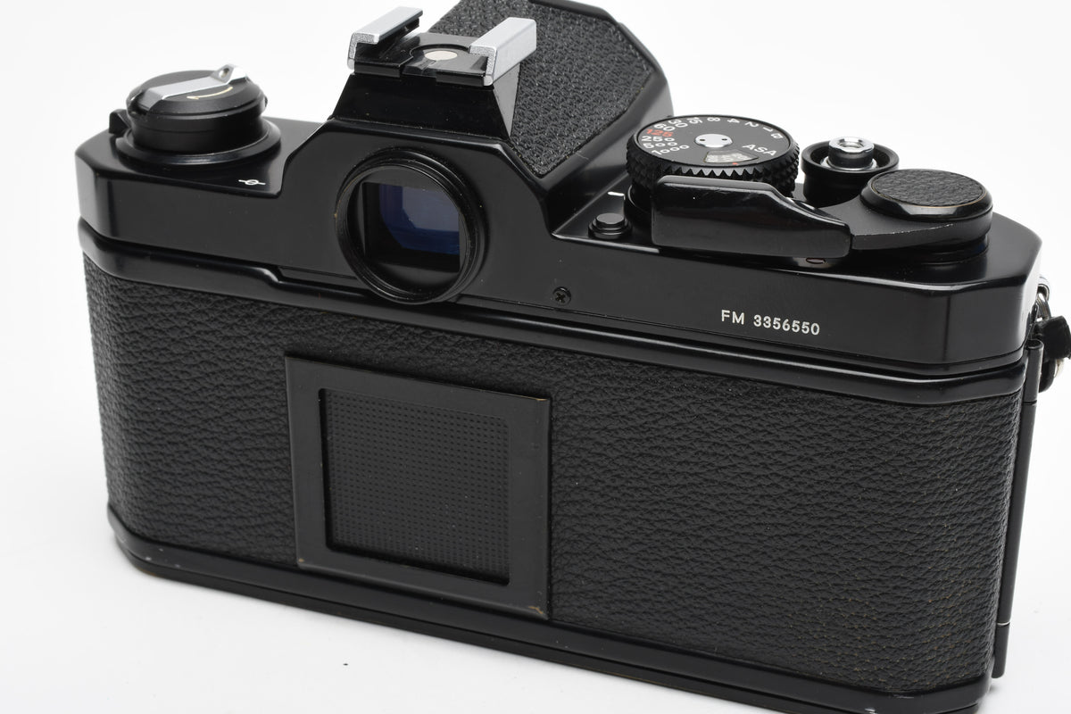 Nikon FM Black 35mm SLR Body, New seals, Clean, Great!