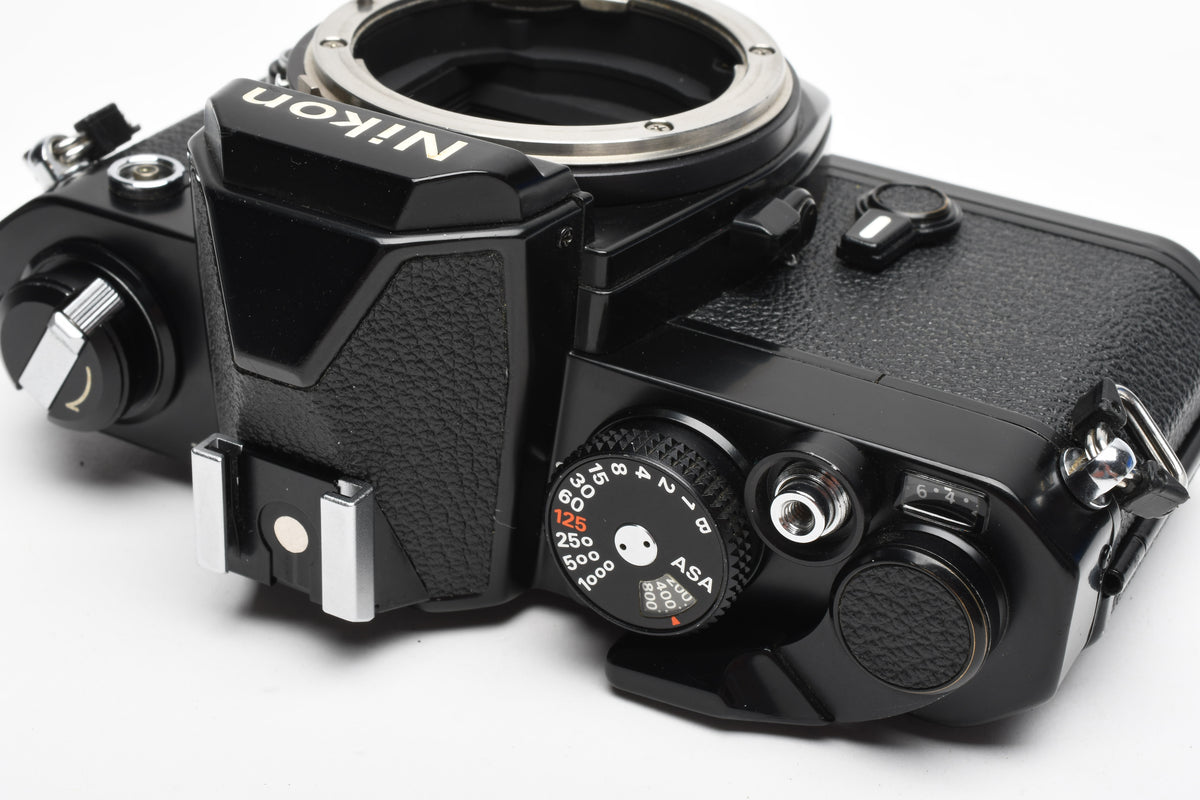 Nikon FM Black 35mm SLR Body, New seals, Clean, Great!