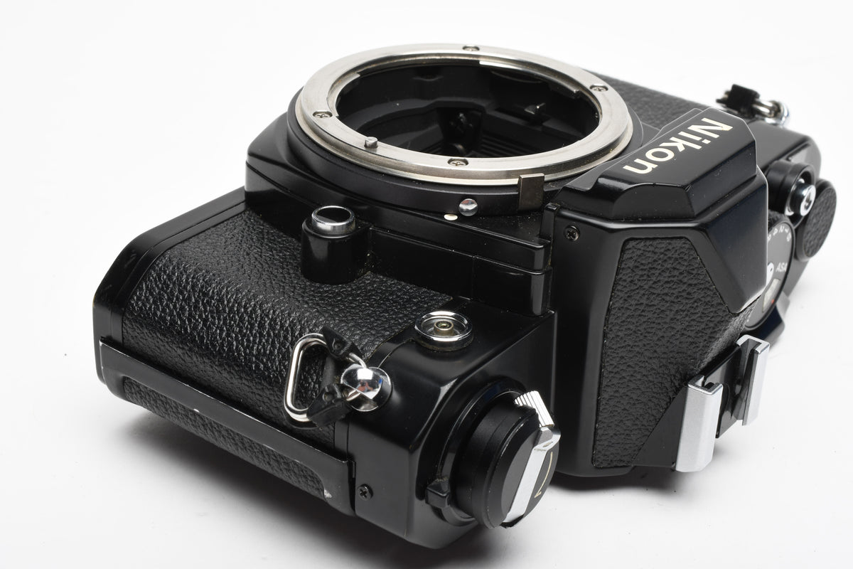 Nikon FM Black 35mm SLR Body, New seals, Clean, Great!