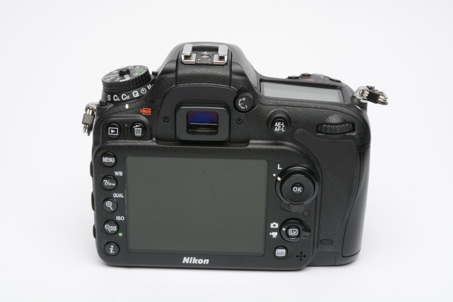 Nikon D7100 DSLR Body Only w/2X Batts, charger, Only 14,170 Acts!  Fully tested, nice!