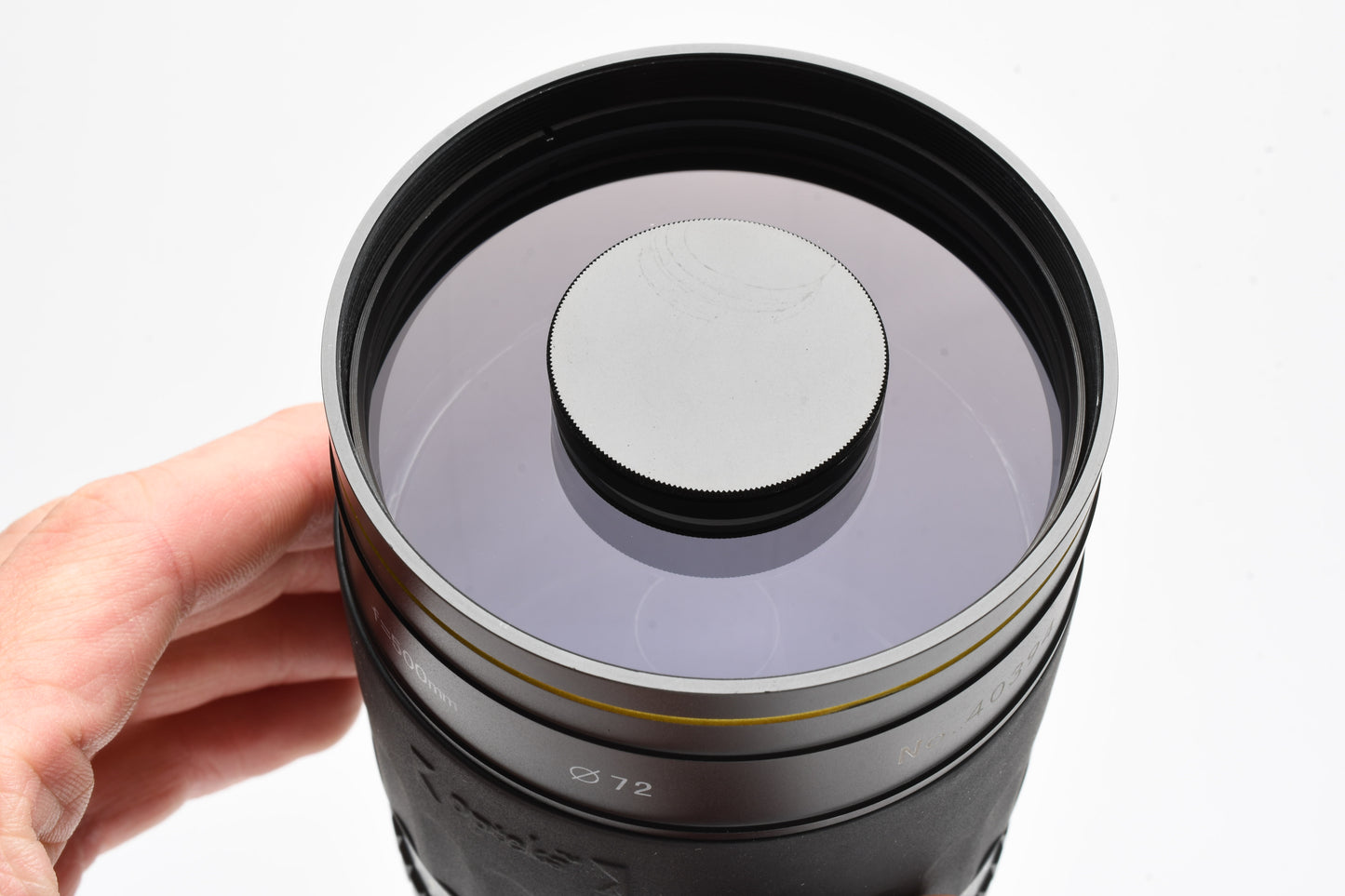 Opteka 500mm f8  MC Mirror Reflex compact telephoto lens, UV, PK T-Mount