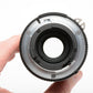 Nikon Nikkor 35-105mm f3.5-4.5 macro zoom lens w/caps, nice, clean, compact