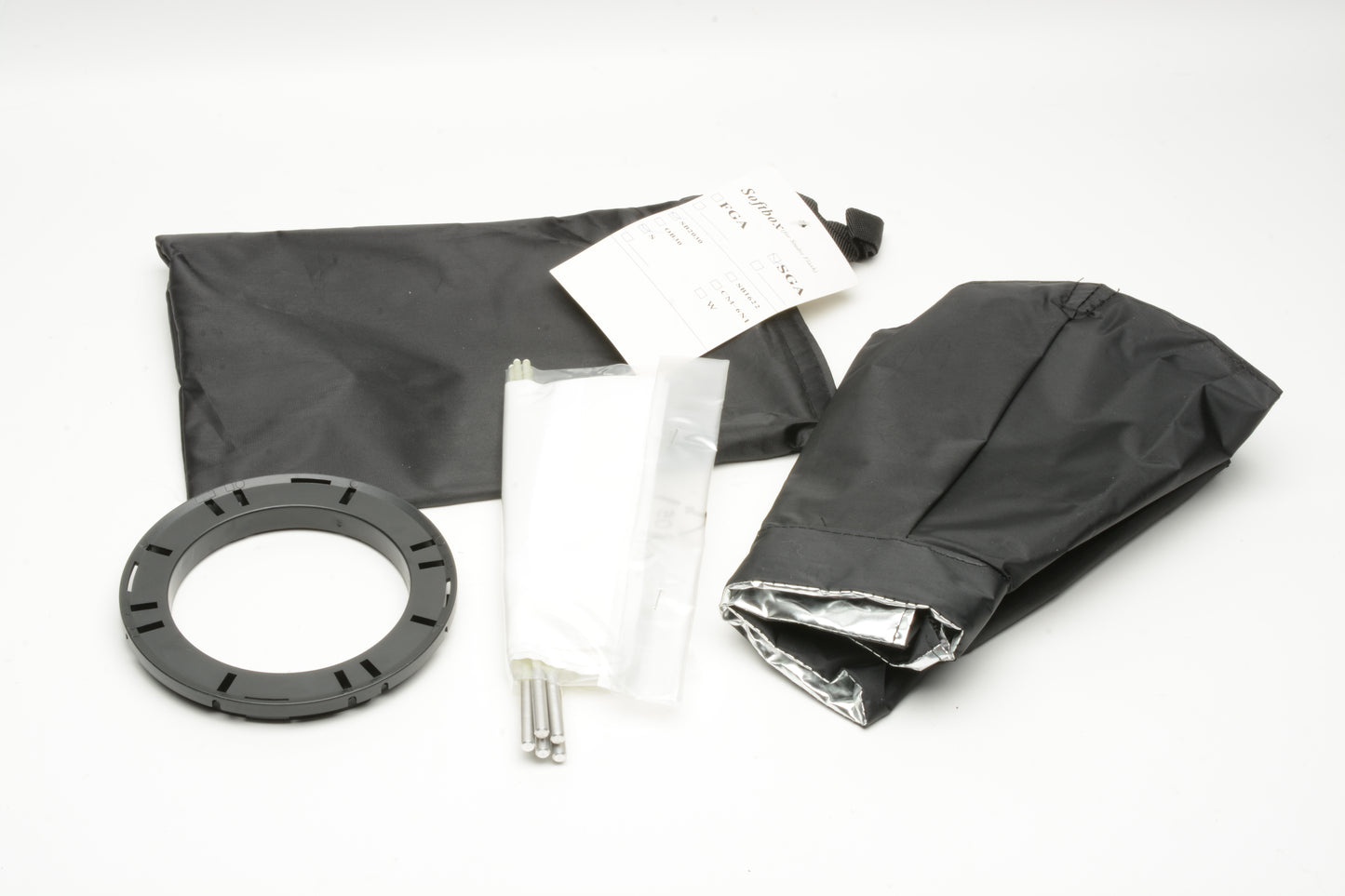 Huge bundle of Electronic flash accessories, Snoot, diffusers, filters+++++++