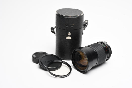 Vivitar 28-85mm f2.8-3.8 Zoom lens Nikon Ai Mount, Clean, UV+Case