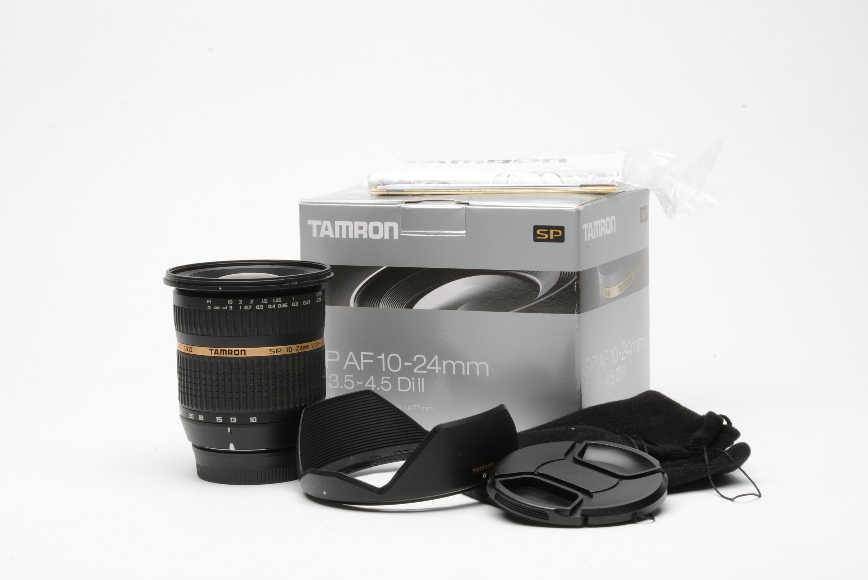 Tamron SP AF 10-24mm f3.5-4.5 Di II Asph. IF zoom lens for Nikon B001NII  Boxed, USA