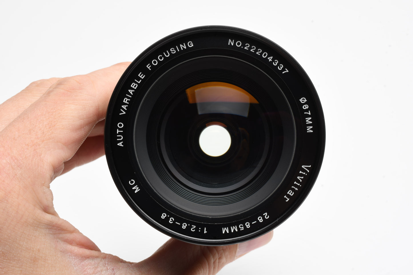 Vivitar 28-85mm f2.8-3.8 Zoom lens Nikon Ai Mount, Clean, UV+Case