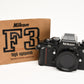 Nikon F3 HP 35mm SLR Body, tested, accurate, manual, New Seals