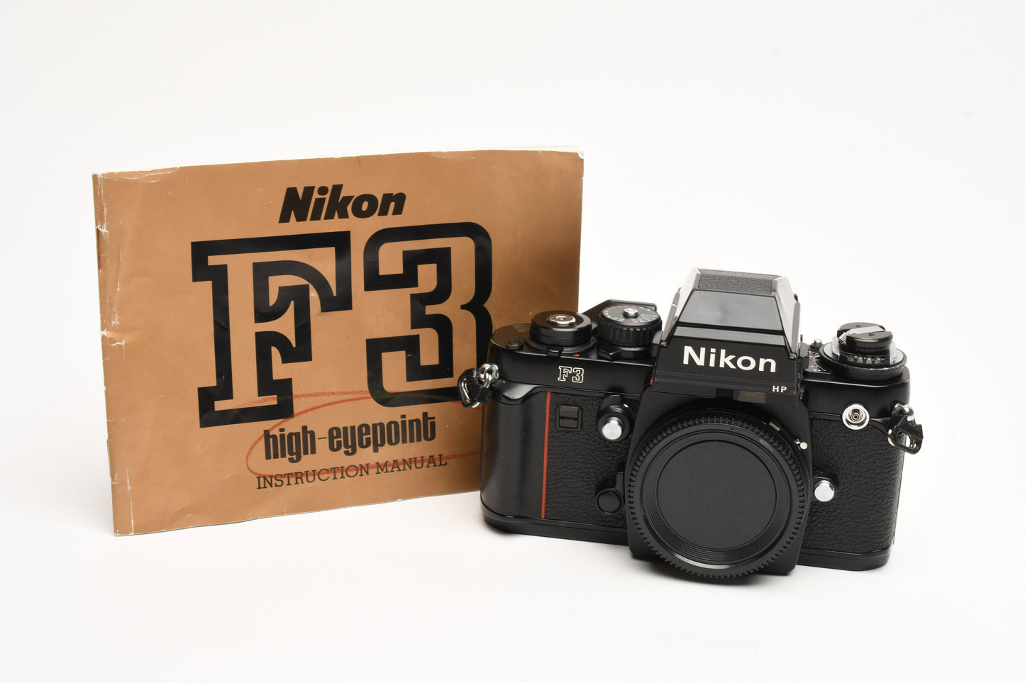 Nikon F3 HP 35mm SLR Body, tested, accurate, manual, New Seals
