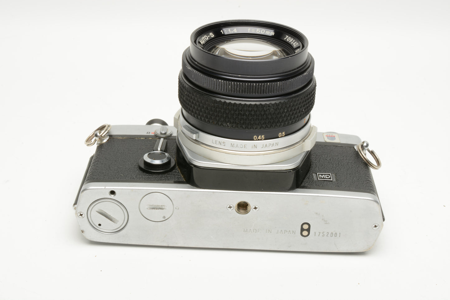 Olympus OM-1N MD 35mm SLR Body w/Zuiko 50mm f1.4, new seals, Great!