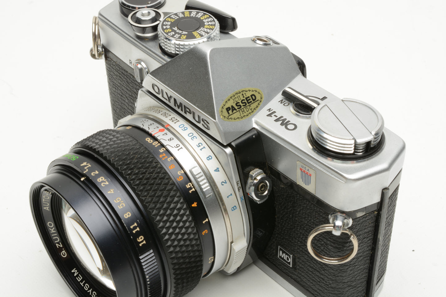 Olympus OM-1N MD 35mm SLR Body w/Zuiko 50mm f1.4, new seals, Great!