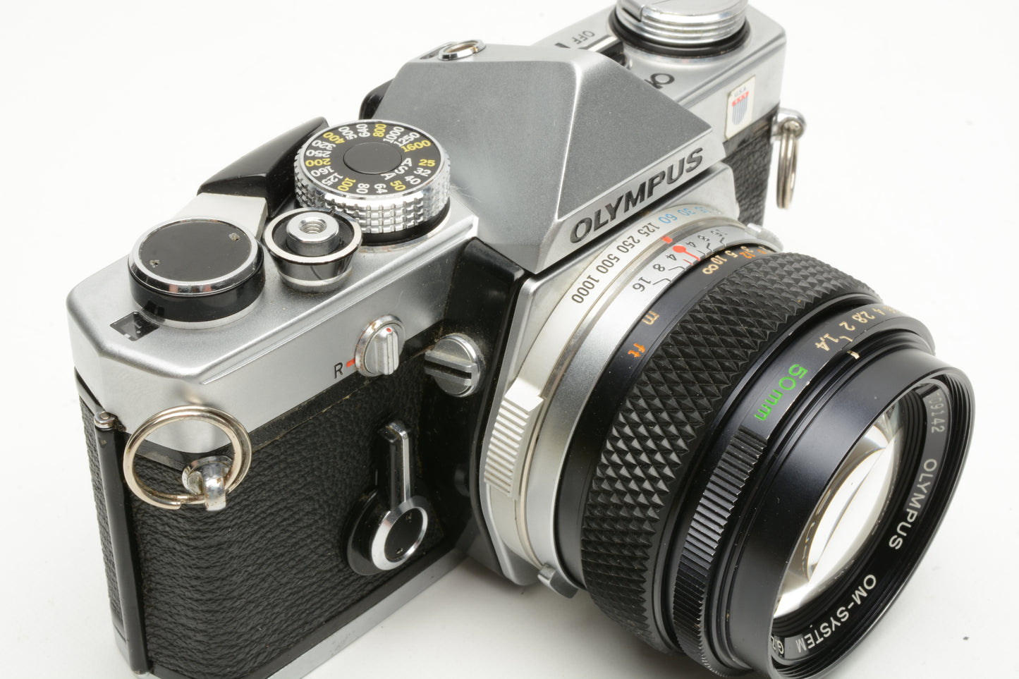 Olympus OM-1N MD 35mm SLR Body w/Zuiko 50mm f1.4, new seals, Great!