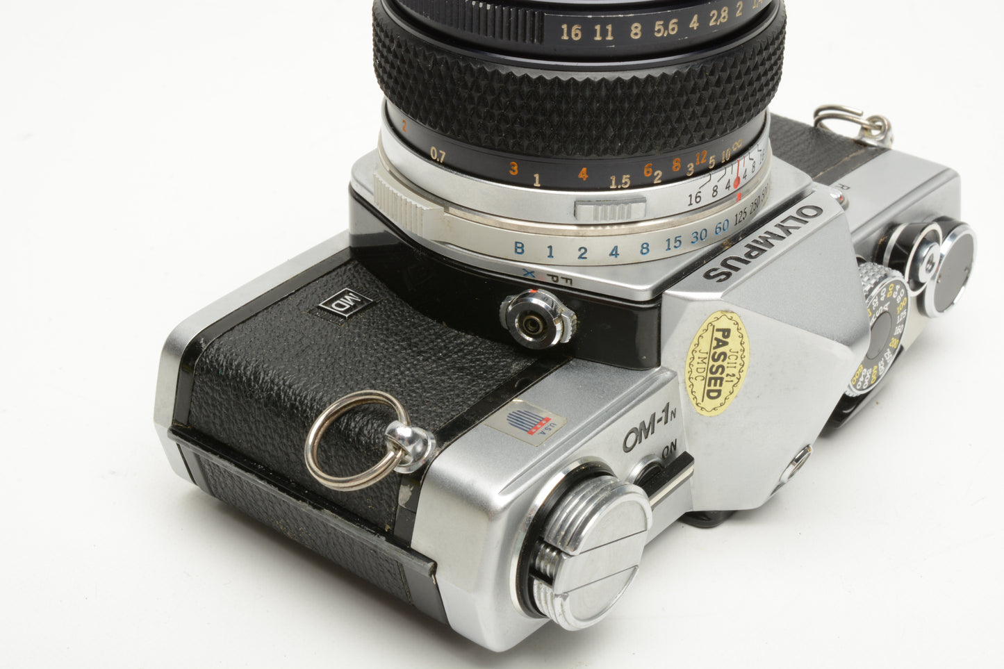 Olympus OM-1N MD 35mm SLR Body w/Zuiko 50mm f1.4, new seals, Great!