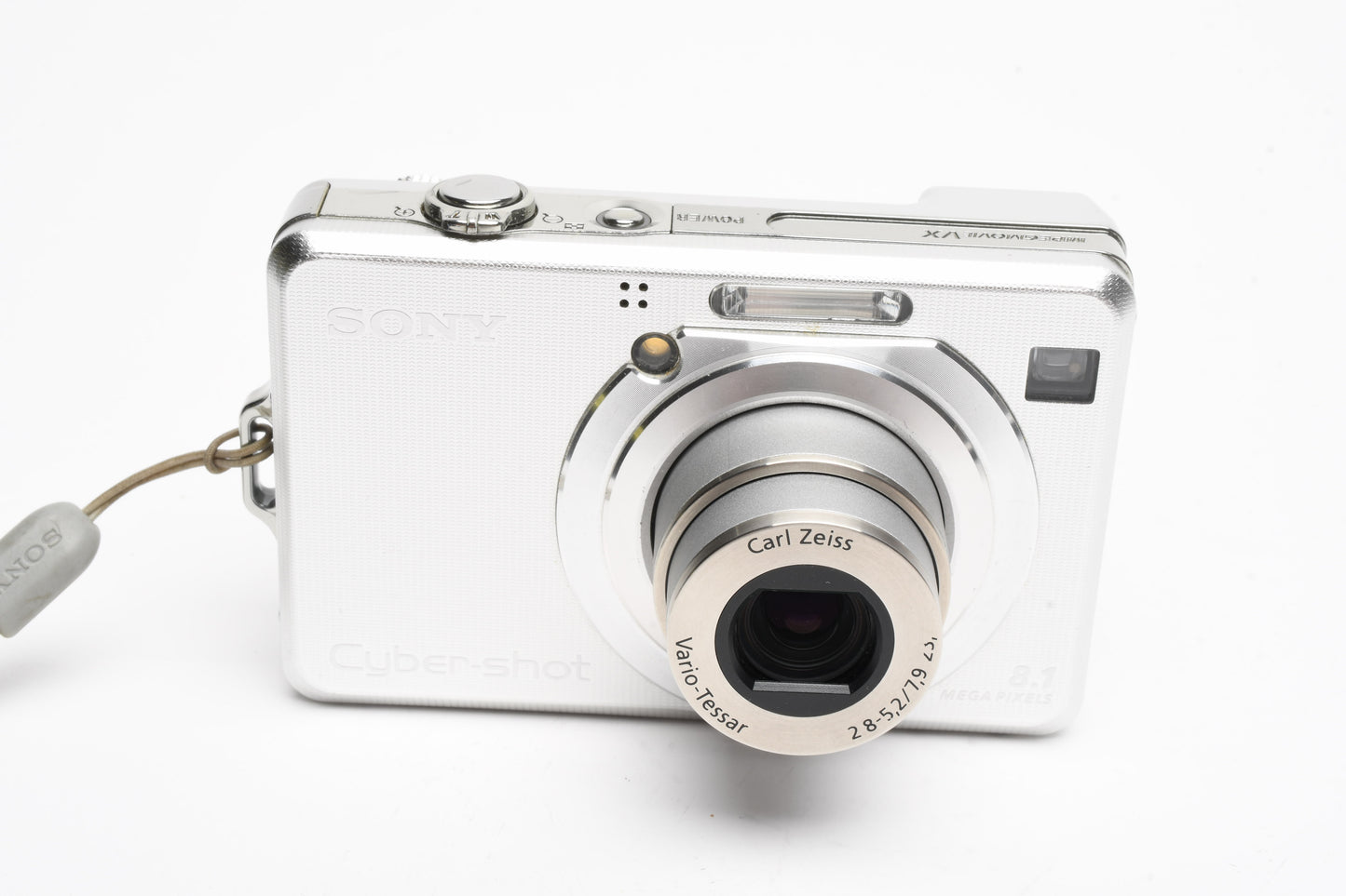 Sony DSC-W100 8MP Digital Point&Shoot camera, case, 1GB Pro Duo+++