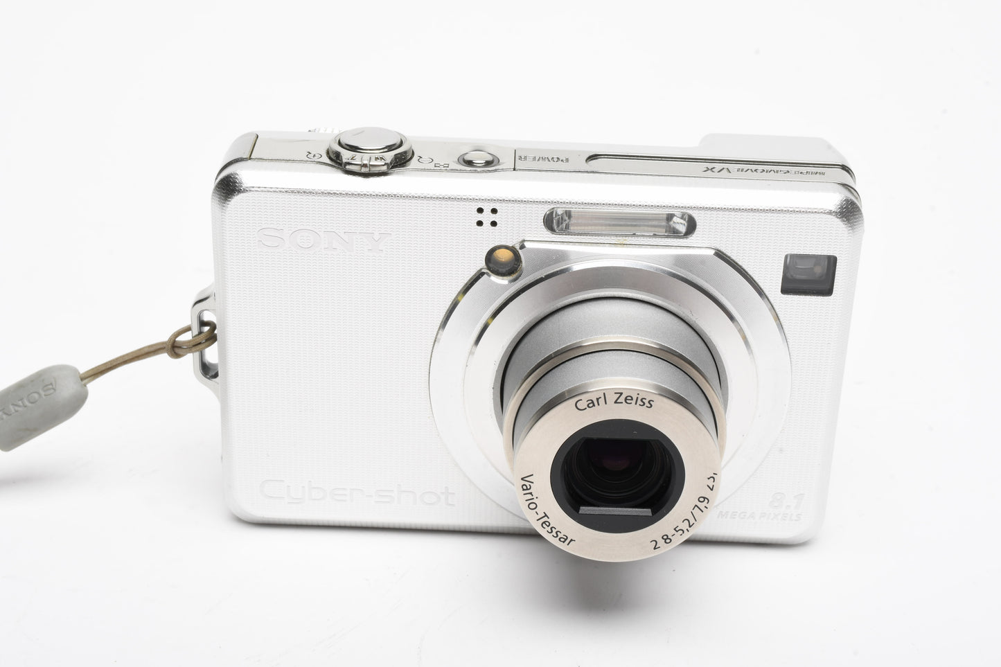 Sony DSC-W100 8MP Digital Point&Shoot camera, case, 1GB Pro Duo+++