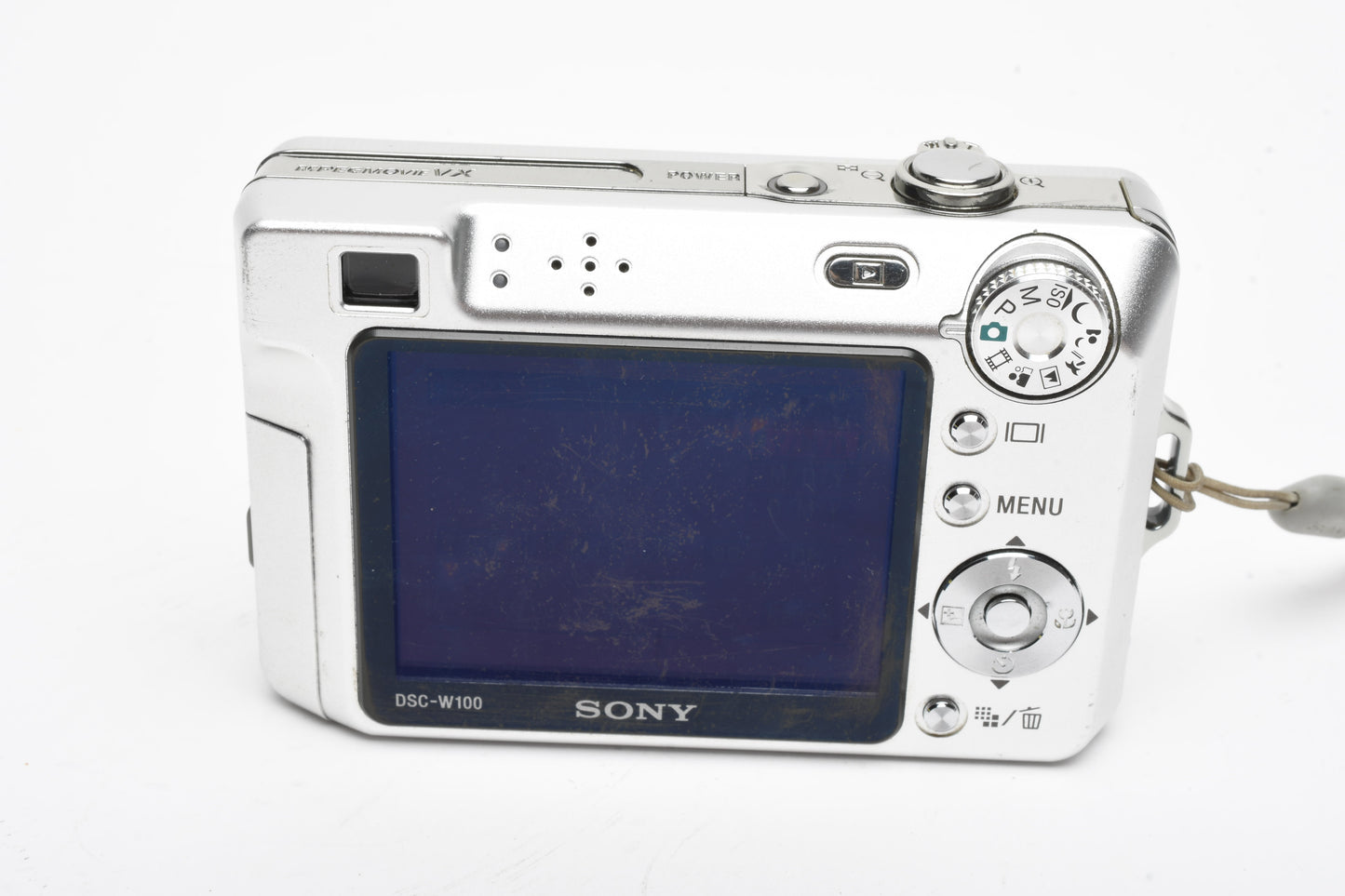 Sony DSC-W100 8MP Digital Point&Shoot camera, case, 1GB Pro Duo+++