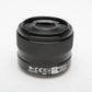 Sony 35mm f1.8 SEL35F18 wide angle E-mount lens, caps, hood, UV, tested