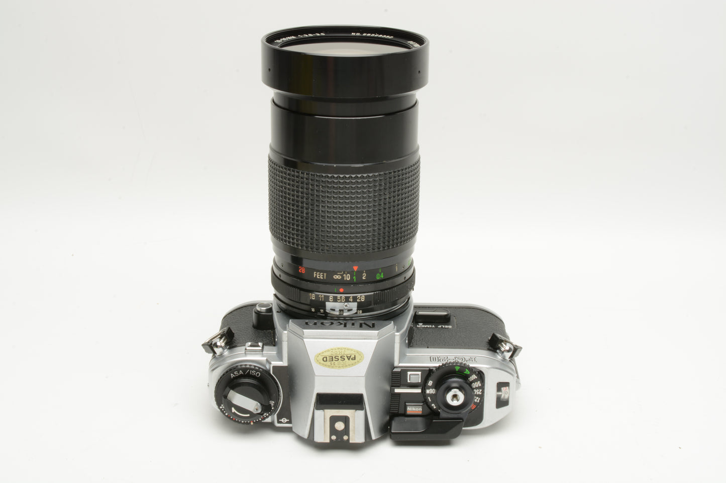 Nikon FG-20 35mm SLR w/28-90mm f2.8-3.5, New seals, Great