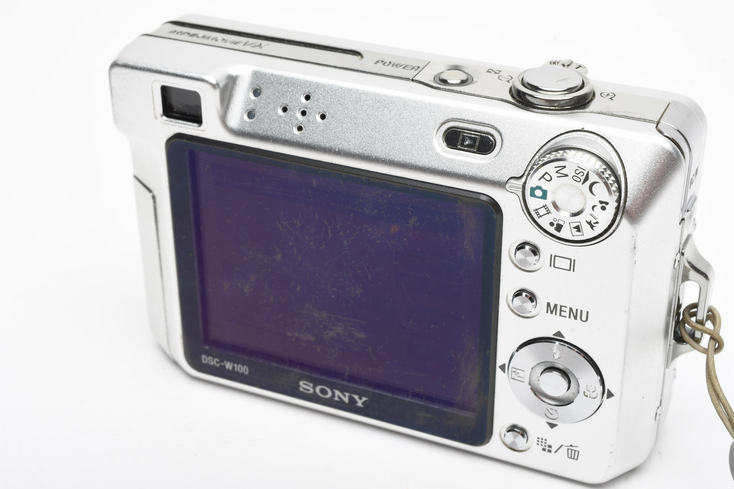 Sony DSC-W100 8MP Digital Point&Shoot camera, case, 1GB Pro Duo+++