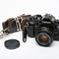 Canon A-1 35mm SLR w/50mm F1.8 lens, grip, strap, new seals, Timeless & Accurate