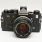 Olympus OM-2N 35mm SLR Black w/Zuiko 50mm f1.8 lens, strap, sky, manuals+New seals
