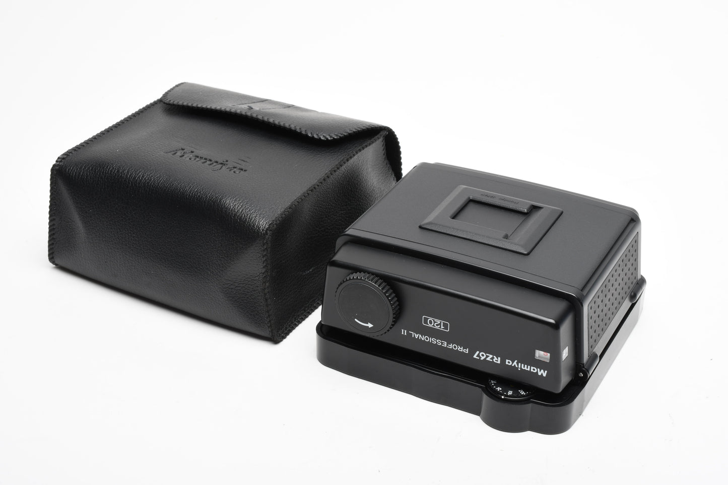 Mamiya 120 Back RZ67 Professional II back, DS, Cap, Pouch, Mint-