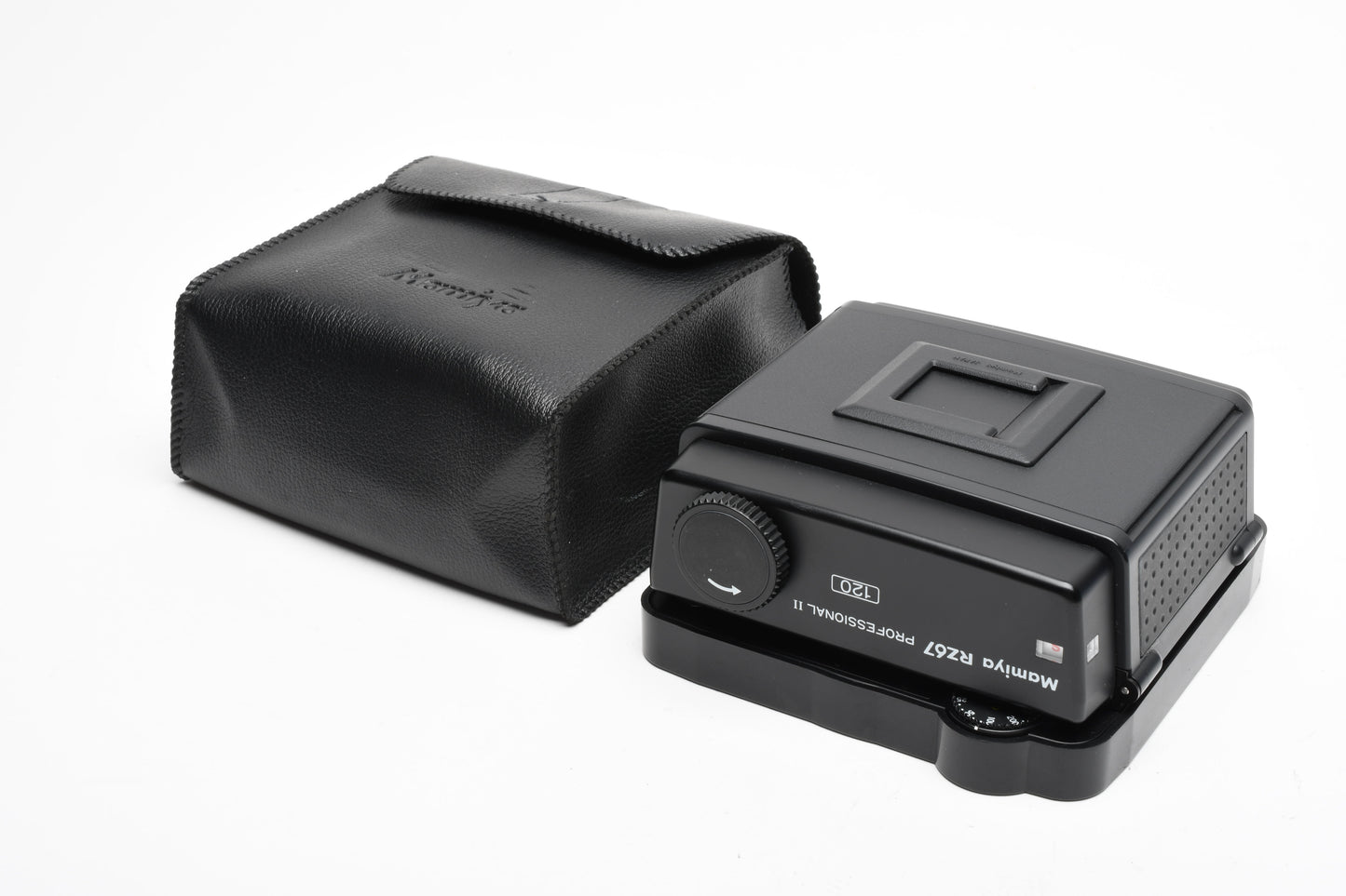 Mamiya 120 Back RZ67 Professional II back, DS, Cap, Pouch, Mint-