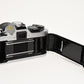 Canon AE-1 Program 35mm SLR Camera w/Sigma 35-80mm Zoom, New Seals