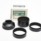 Mamiya Extension ring set for Press w/Additional Slip-on 42mm adapter, Mint