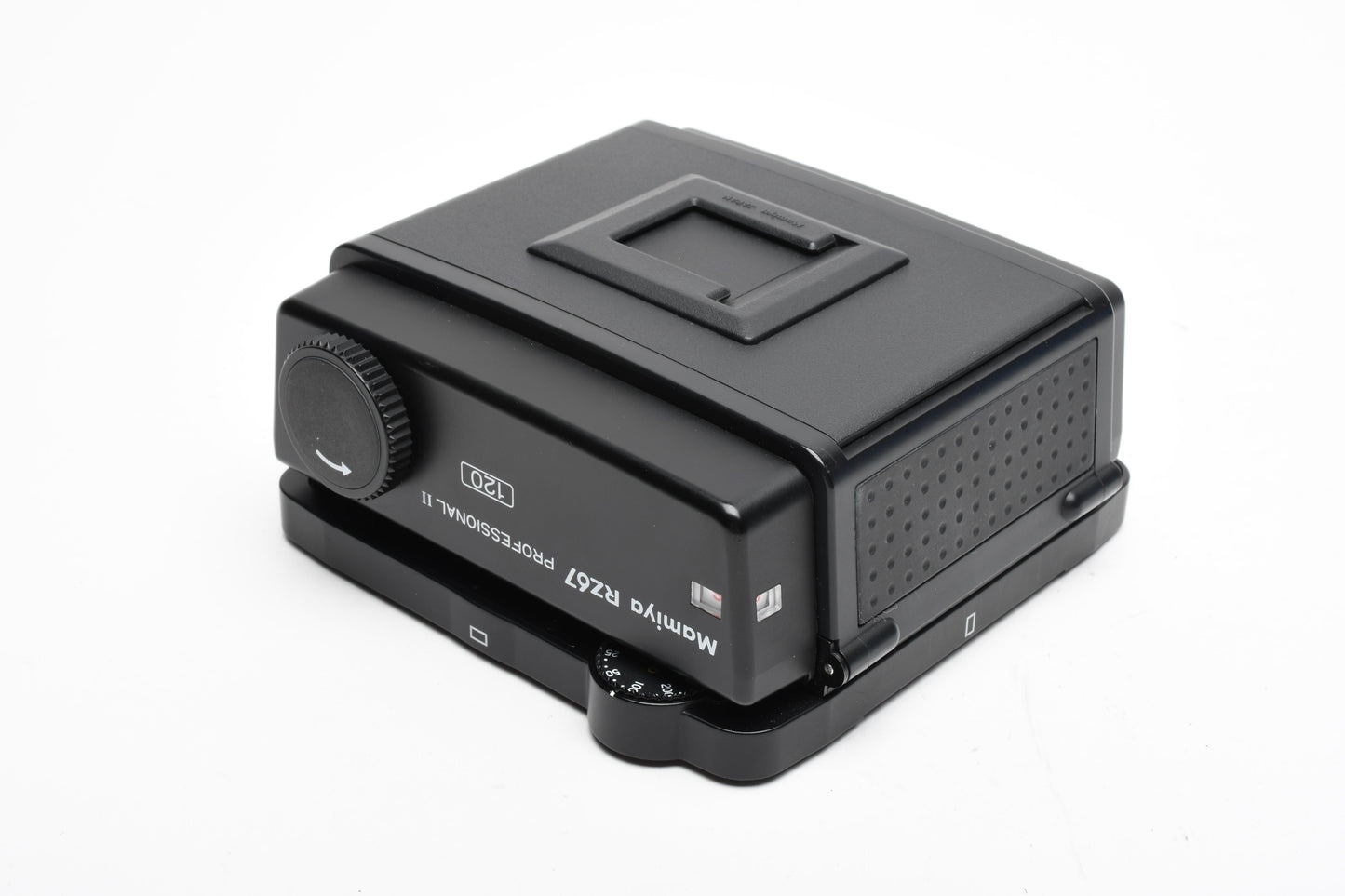 Mamiya 120 Back RZ67 Professional II back, DS, Cap, Pouch, Mint-
