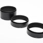 Mamiya Extension ring set for Press w/Additional Slip-on 42mm adapter, Mint