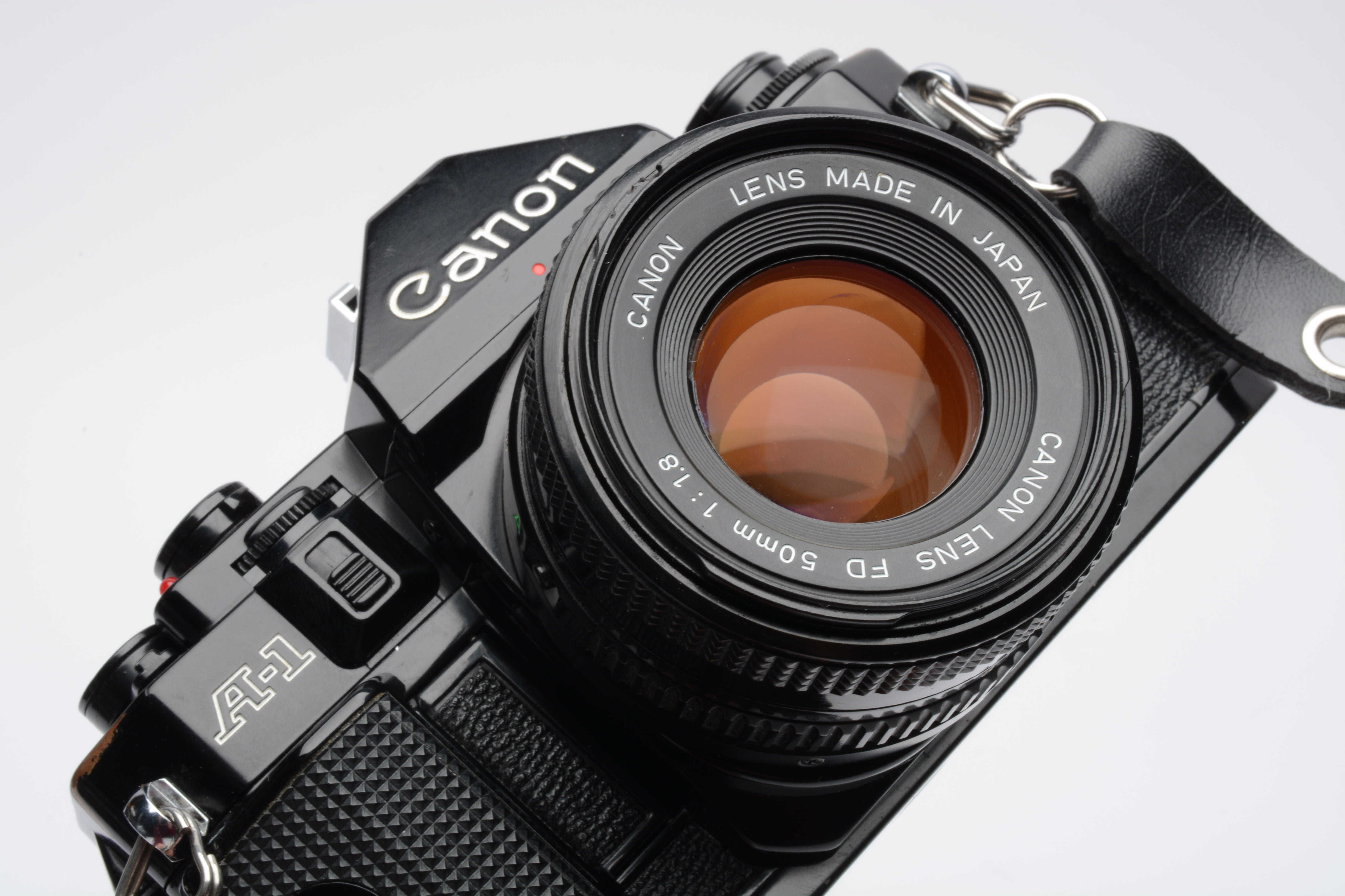 Canon A-1 Black + New FD 50mm f1.8