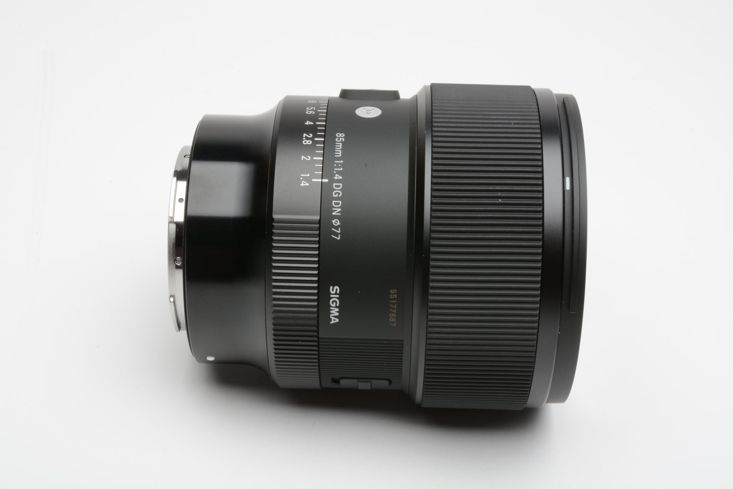 Sigma 85mm f1.4DG DN A lens for Leica L Mount +Hood, Mint-