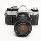 Canon AE-1 Program 35mm SLR Camera w/Tokina 28-70mm Zoom, New Seals