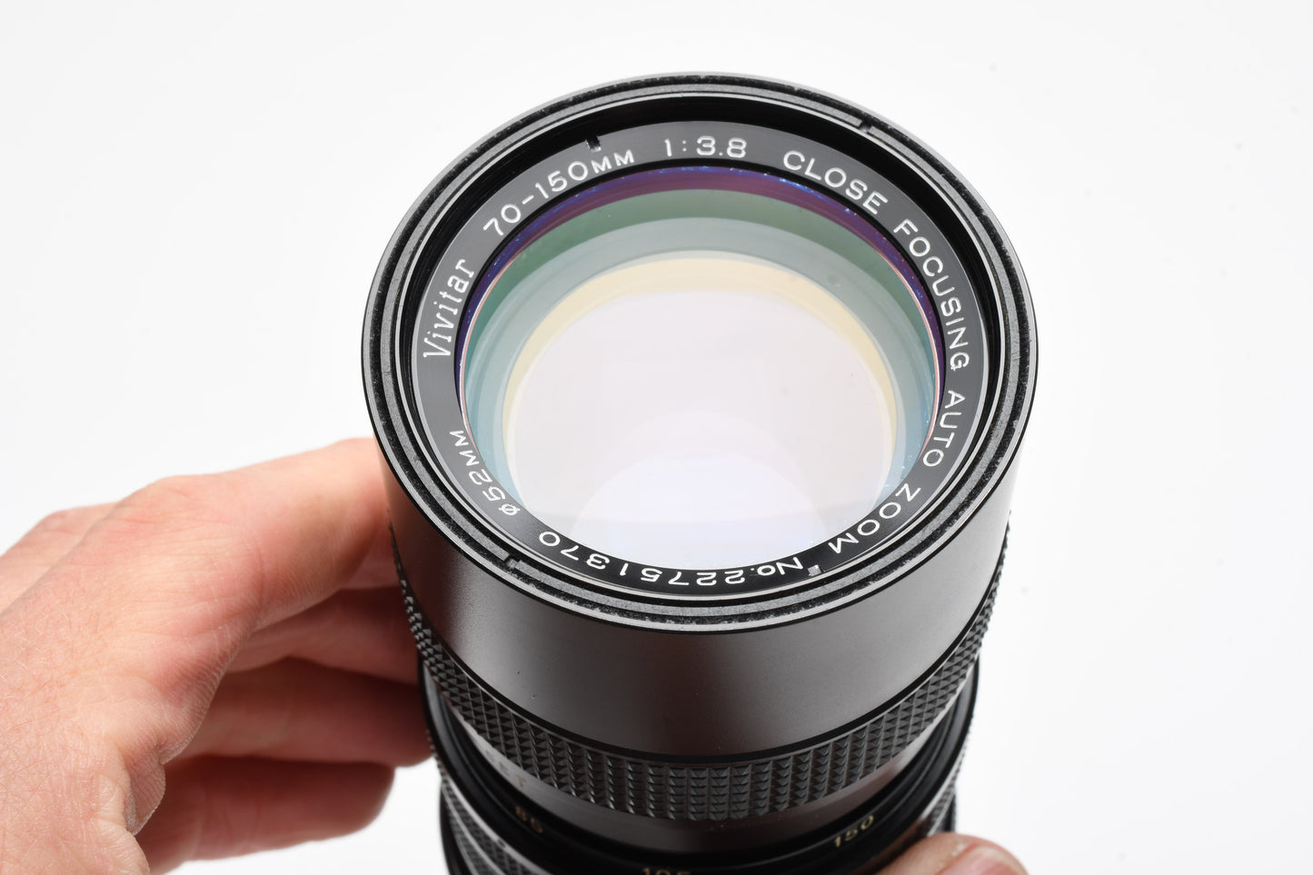Vivitar 70-150mm f3.8 close focusing zoom M42 Mount, Caps, Sky