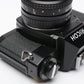 Ricoh KR-5 Super 35mm SLR w/50mm f2.2 Prime lens, cap, New seals, tested, Great!