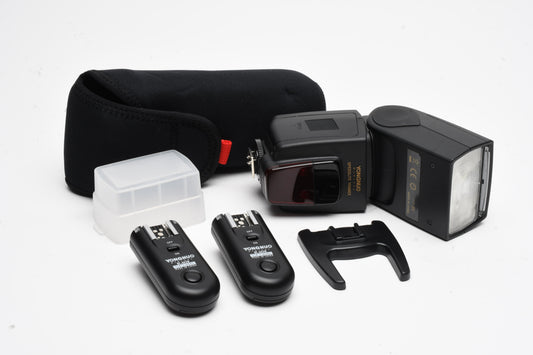 Yongnuo YN-568EX Speedlite Flash for Nikon Cameras +Wireless triggers, case, stand