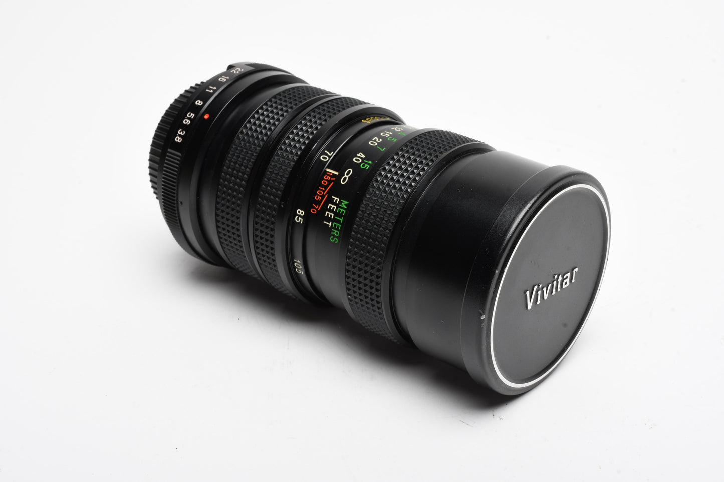 Vivitar 70-150mm f3.8 close focusing zoom M42 Mount, Caps, Sky