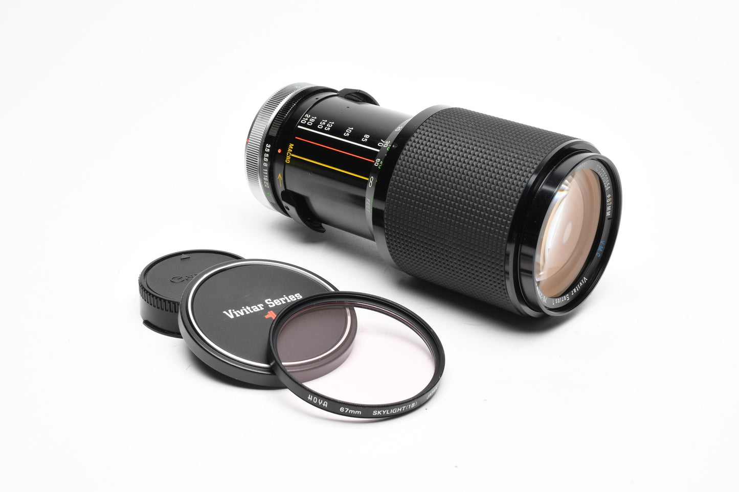 Vivitar 70-210mm f3.5 VMC Series 1 Macro lens Canon FD, caps, Sky, Great!