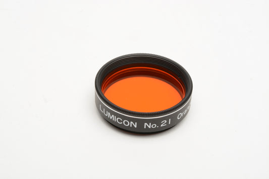 Lumicon 1.25" #21 Orange Filter SKU: LF1030, Mint-