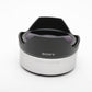 Sony VCL-ECF1 Fisheye Converter w/caps and case, Mint-, Barely used