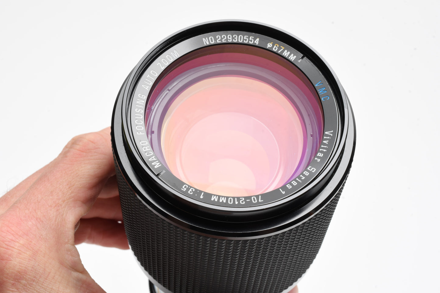 Vivitar 70-210mm f3.5 VMC Series 1 Macro lens Canon FD, caps, Sky, Great!