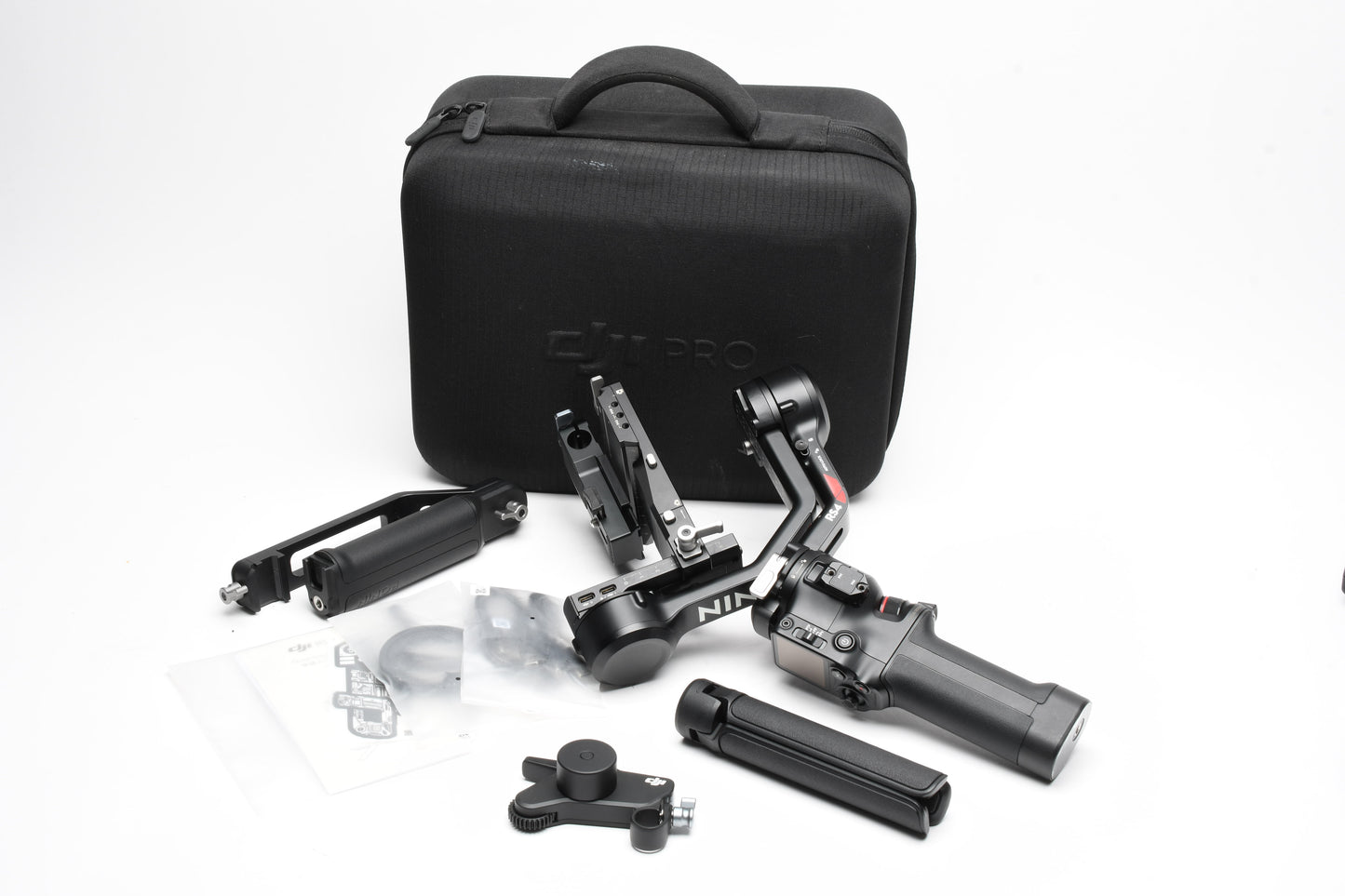DJI RS 4 Gimbal Stabilizer, Case, Complete, Tested, w/Focus pro