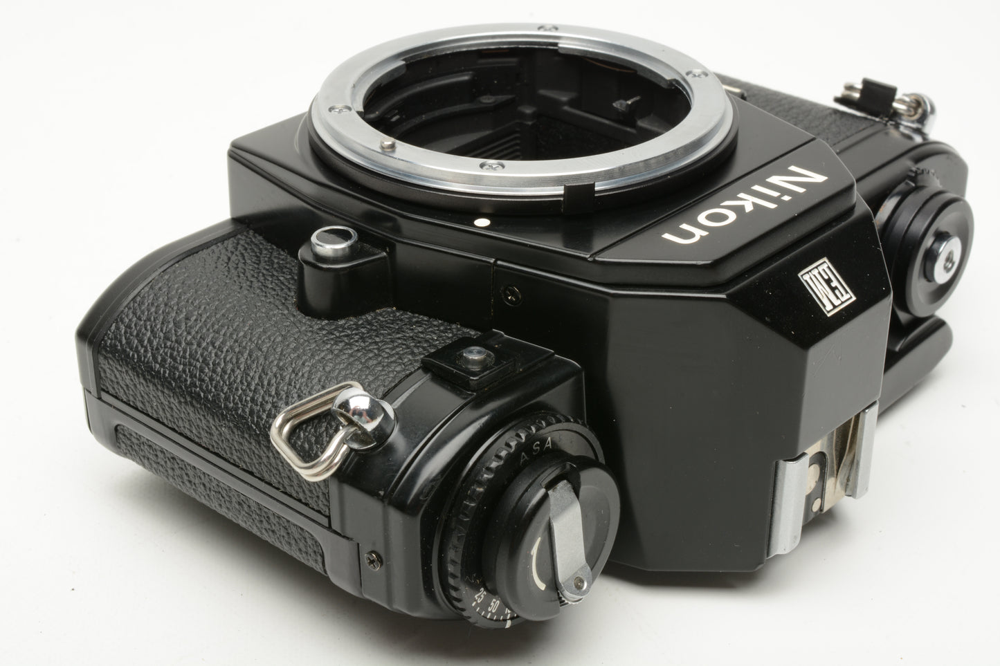 Nikon EM 35mm SLR Body Only, New Seals, Strap, Cap, Tested, Clean