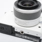 Nikon J1 (white) w/10-30 & 30-110mm 2-lens kit, case, strap, manual, tested, boxed