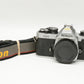 Nikon FM2N chrome 35mm SLR body, strap, cap, eyepiece, tested, New Seals